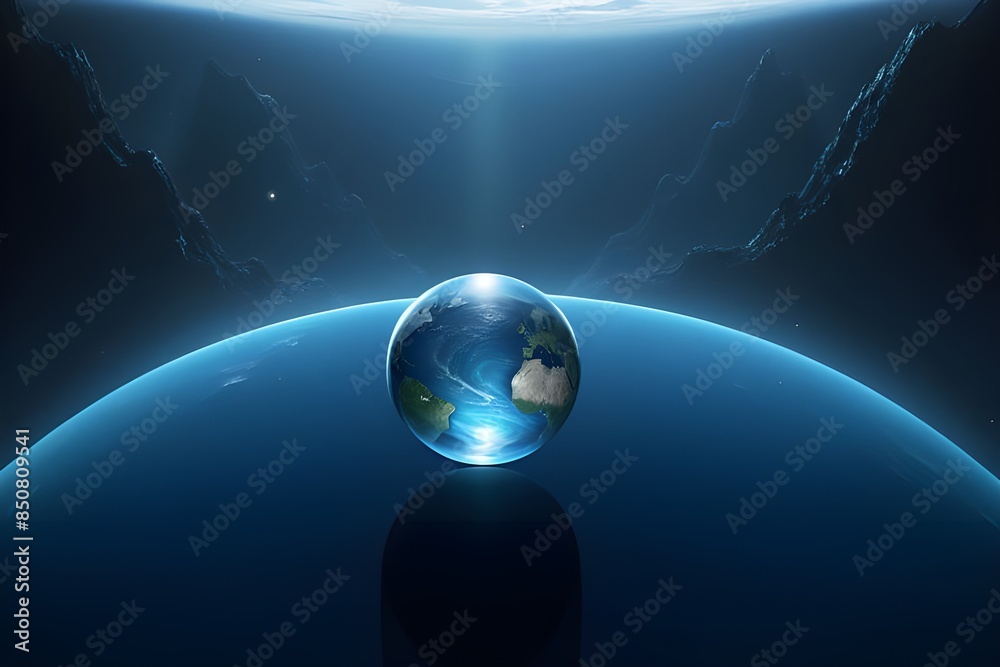 Fototapeta premium water planet