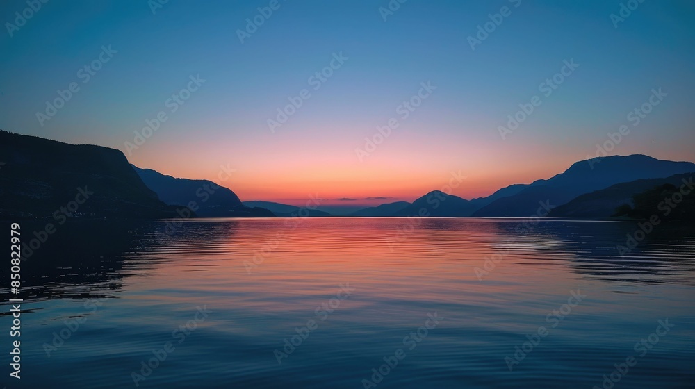Clear sky at dawn, serene and hopeful, a fresh start for motivational and inspiring messages Clear sky at dawn, serene and hopeful, a fresh start for motivational and inspiring messages