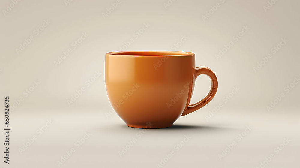 Photo Realistic Coffee Cup Icon with Copy Space on White Background Vector Illustration for Morning Work Routines and Energizing Starts Photo Realistic Coffee Cup Icon with Copy Space on White Background Vector Illustration for Morning Work Routines and Energizing Starts