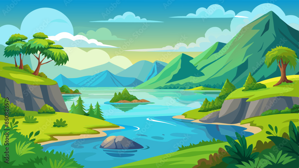 Obraz premium water vector design