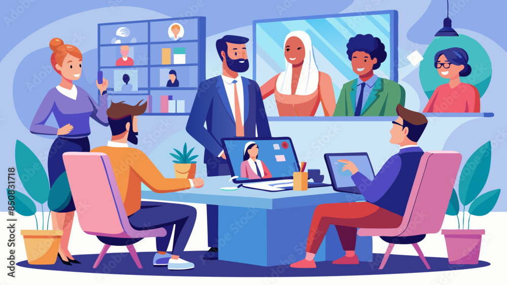 well-dressed-people-are-in-a-zoom-meeting well-dressed-people-are-in-a-zoom-meeting