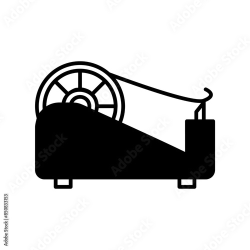 tape dispenser icon vector or logo illustration style