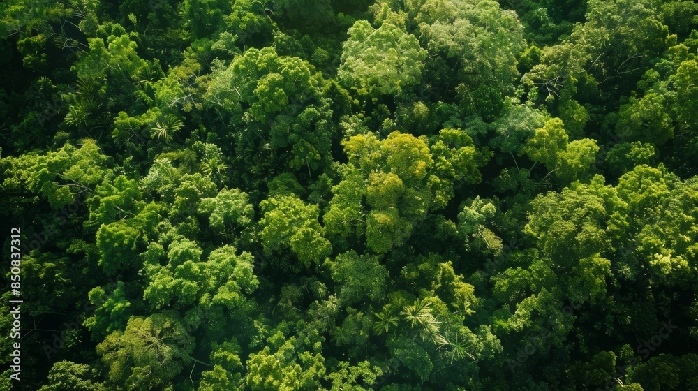 A droneseye view of a dense jungle with its mechanical counterpart visible in the distance deftly maneuvering through the thick foliage. A droneseye view of a dense jungle with its mechanical counterpart visible in the distance deftly maneuvering through the thick foliage.