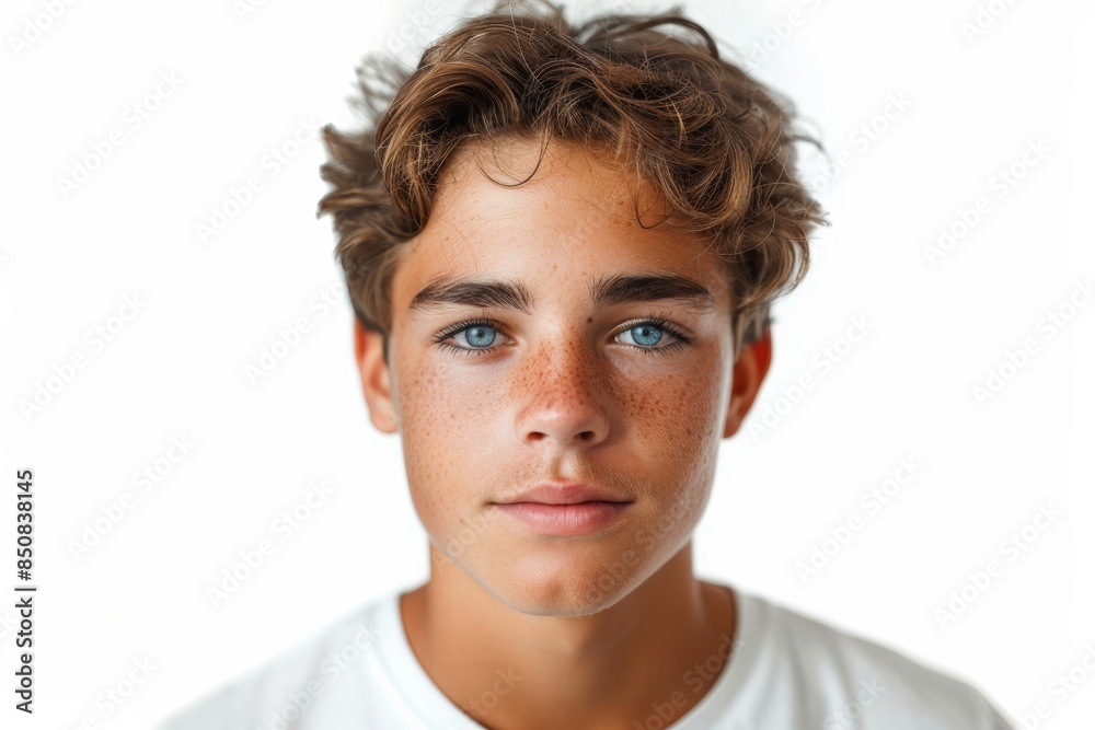Portrait of a Young Man With Blue Eyes Portrait of a Young Man With Blue Eyes