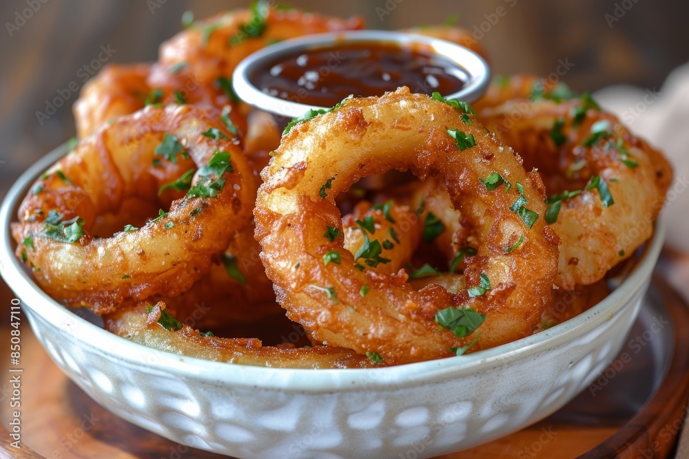 Crispy Beer Battered Onion Rings Crispy Beer Battered Onion Rings