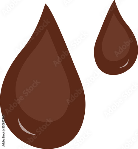 Chocolate Dripping Illustration