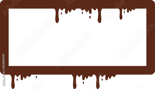 Melted Chocolate Frame