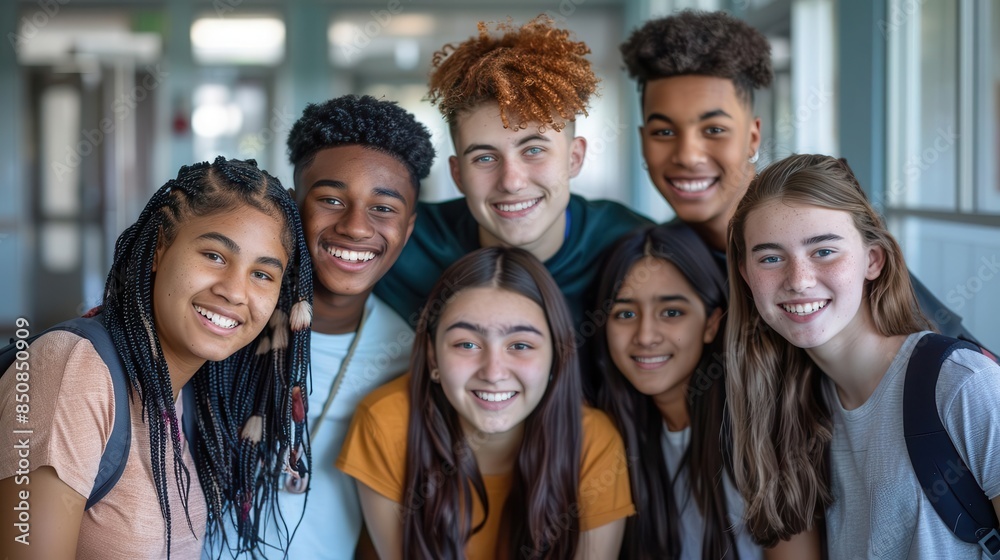diverse group of empowered high school students collaborating in national honor society diverse group of empowered high school students collaborating in national honor society