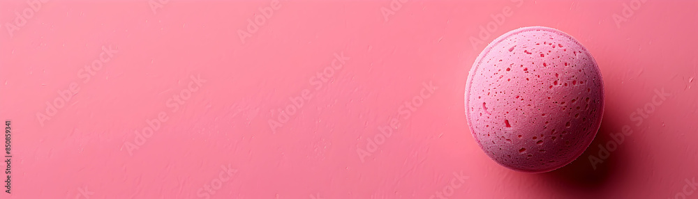 Photo Realistic Makeup Sponge and Foundation Icon on Pink Background with Text Space Ideal for Beauty and Cosmetic Concepts Photo Realistic Makeup Sponge and Foundation Icon on Pink Background with Text Space Ideal for Beauty and Cosmetic Concepts