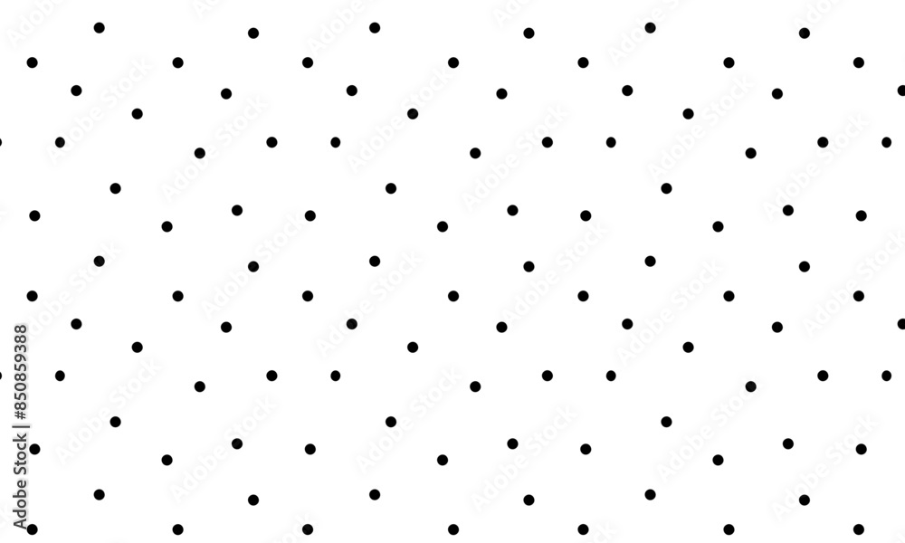 Vector polka dot pattern, Black random dots on white background. Polka dot seamless pattern background. Vintage texture for printing and decoration. Vector polka dot pattern, Black random dots on white background. Polka dot seamless pattern background. Vintage texture for printing and decoration.