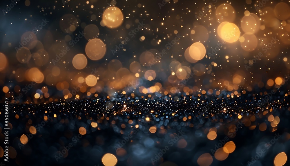Blurry image of a black and gold background Blurry image of a black and gold background