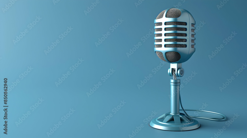 Photo Realistic Microphone and Speech Bubble Icon with Copy Space for Presentations Concept Modern Design Enhancing Presentation Materials, Promotional Content, Public Speaking Photo Realistic Microphone and Speech Bubble Icon with Copy Space for Presentations Concept Modern Design Enhancing Presentation Materials, Promotional Content, Public Speaking