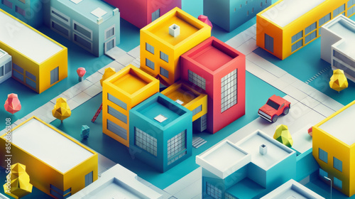 geometric city model