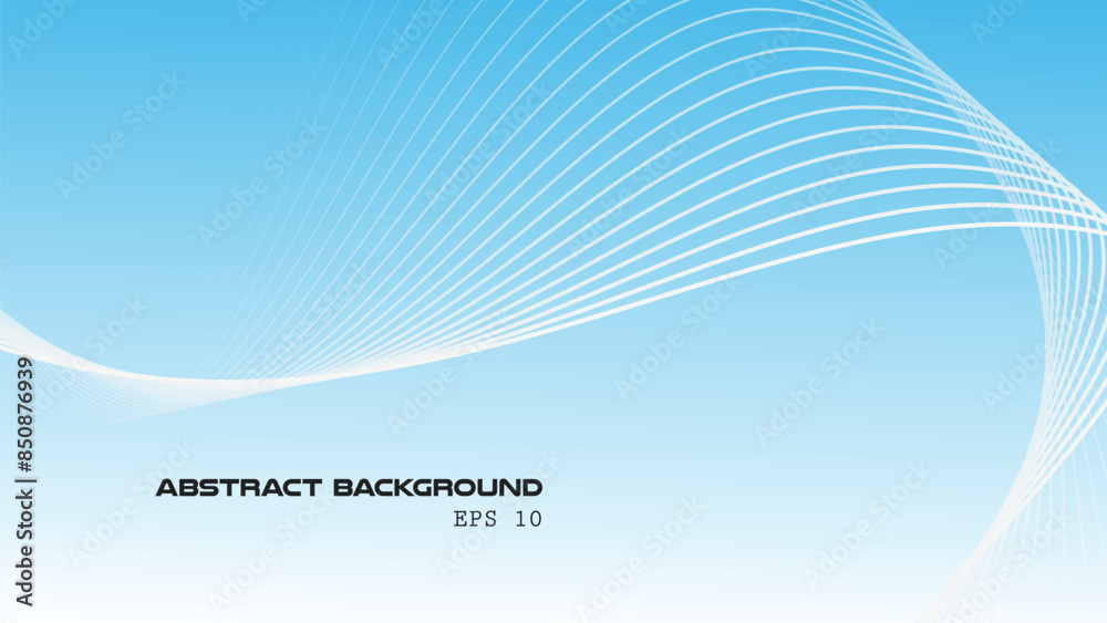 Blue abstract gradient background with curve line for backdrop or presentation Blue abstract gradient background with curve line for backdrop or presentation