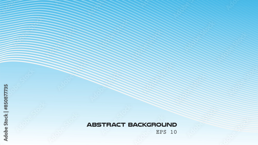 Blue abstract gradient background with curve line for backdrop or presentation Blue abstract gradient background with curve line for backdrop or presentation