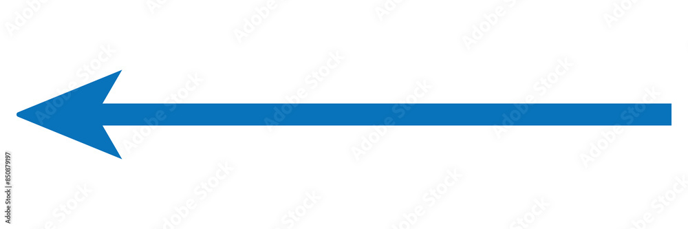 Blue long arrow to the left . vector, isolated. blue arrow isolated on transparent background. Vector illustration. Eps file 19. Blue long arrow to the left . vector, isolated. blue arrow isolated on transparent background. Vector illustration. Eps file 19.