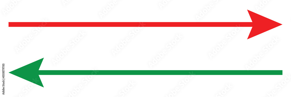 Long arrows icon set. Vector set of trendy long arrows left and right in flat style. Straight long right vector arrow icon. Icons isolated. Vector illustration. Eps file 25. Long arrows icon set. Vector set of trendy long arrows left and right in flat style. Straight long right vector arrow icon. Icons isolated. Vector illustration. Eps file 25.