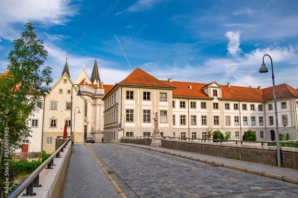 eichstätt, beautiful summer city view, germany architecture eichstätt, beautiful summer city view, germany architecture