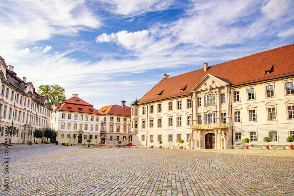 eichstätt, beautiful summer city view, germany architecture eichstätt, beautiful summer city view, germany architecture