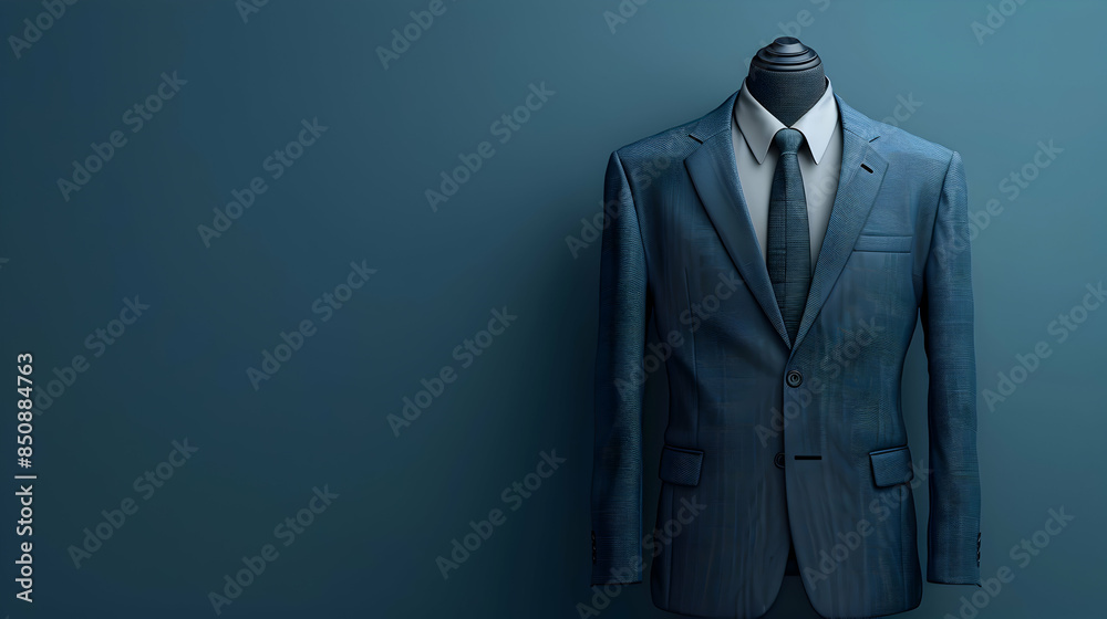 Modern Suit and Application Form Icon with Copy Space for Candidate Ads Concept Modern Suit and Application Form Icon with Copy Space for Candidate Ads Concept