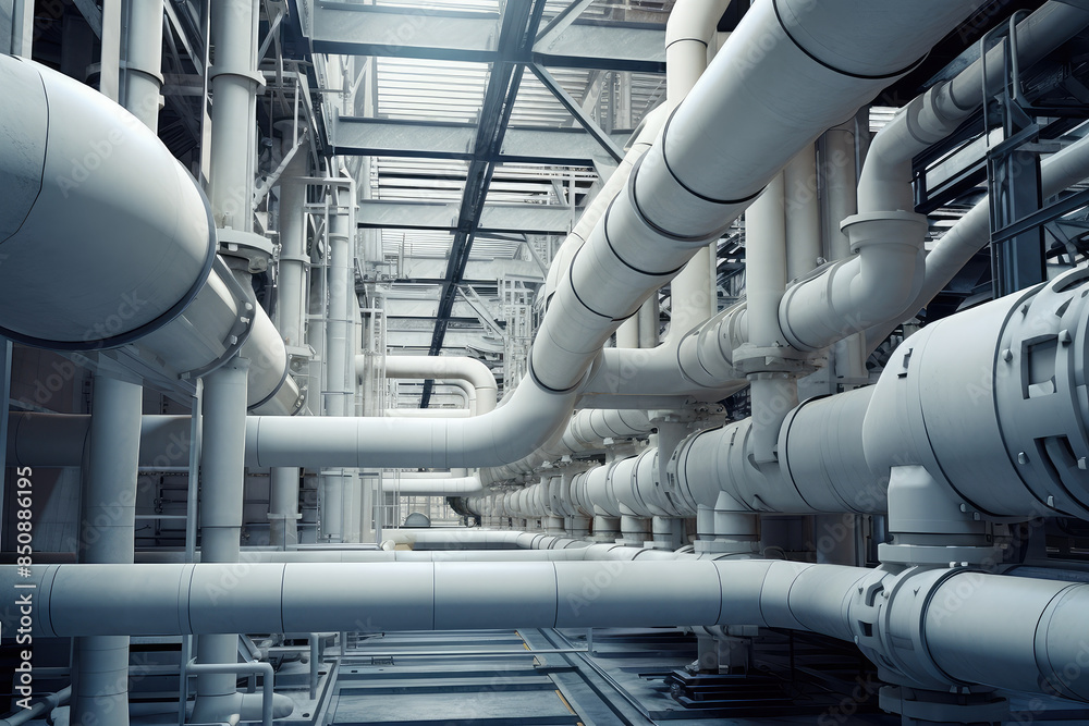 Complex Industrial Pipeline System Complex Industrial Pipeline System