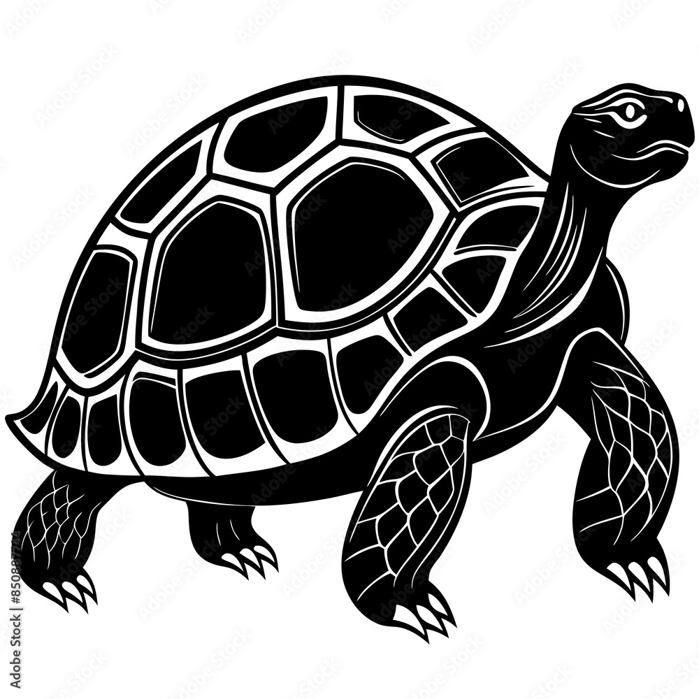 solid-black-outline-galapagos-tortoise-animal-vect solid-black-outline-galapagos-tortoise-animal-vect