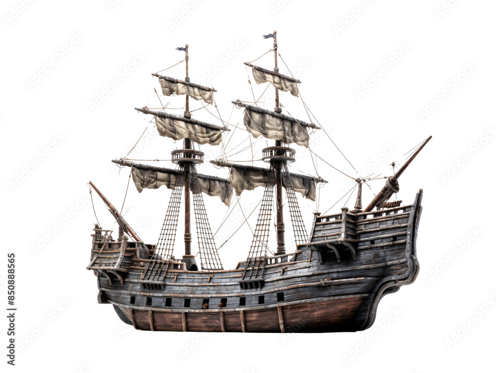 Fototapeta premium a model of a ship