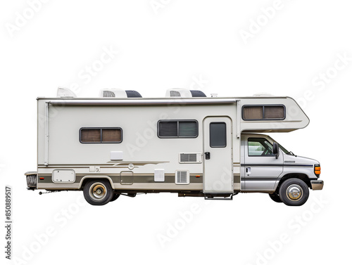 a white camper van