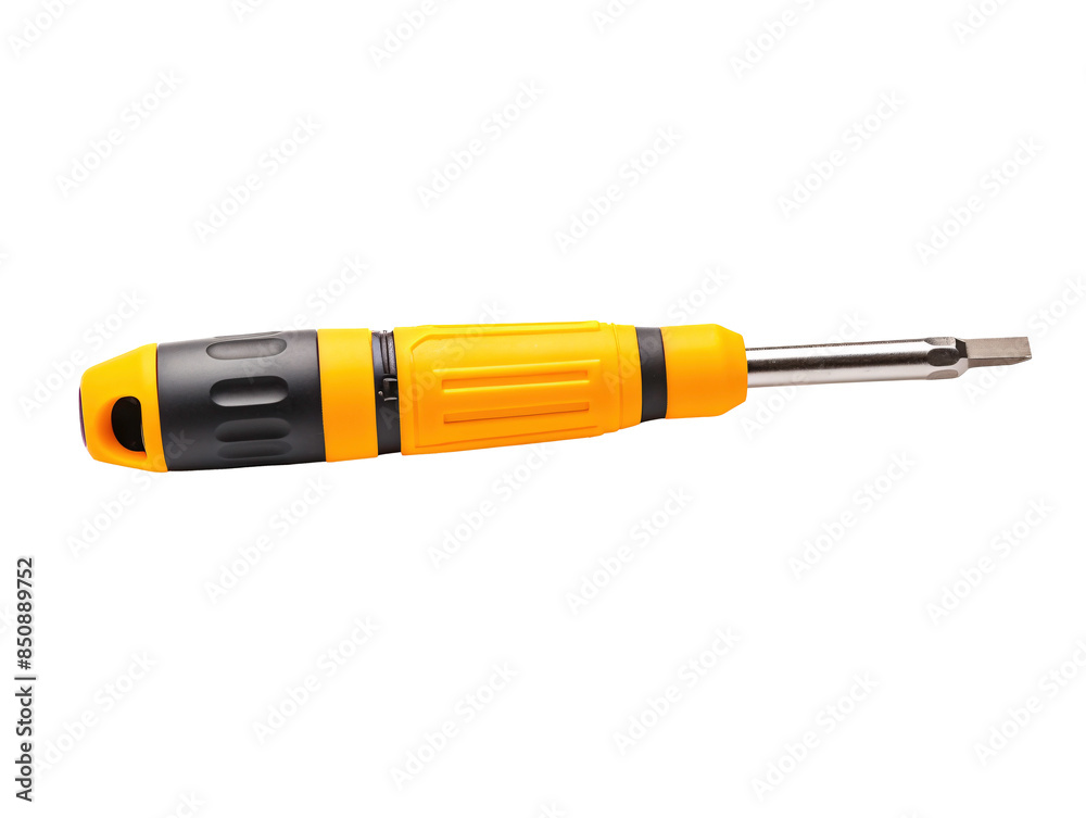 a yellow and black screwdriver
