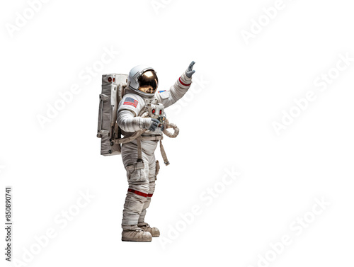 a person in a space suit