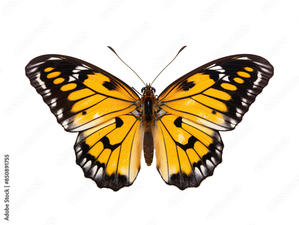 a yellow and black butterfly a yellow and black butterfly