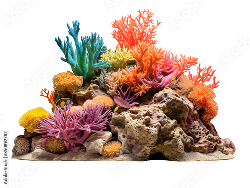 Fototapeta Naklejka Na Ścianę i Meble -  a colorful coral reef with many different colors
