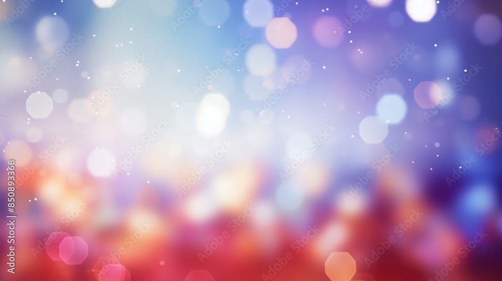 Vibrant Bokeh Lights on Colorful Blurry Background Vibrant Bokeh Lights on Colorful Blurry Background