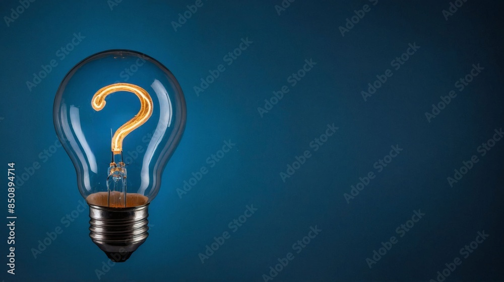 Light bulb with question mark sign, concept of creativity, ideas and curiosity. Light bulb with question mark sign, concept of creativity, ideas and curiosity.