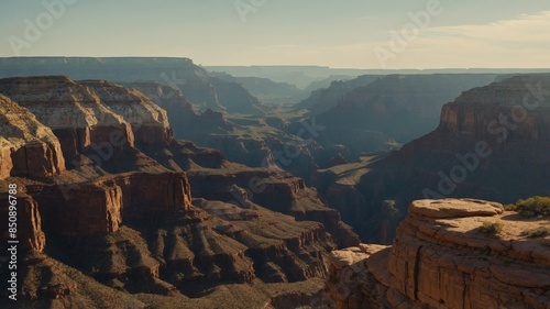 Canyon landscape, western Indian, old west, wild west. photo