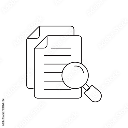 File Icon. Vector stock illustration.