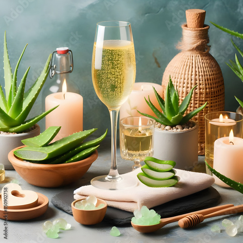 Ultimate Home Spa Celebration, Pamper Your Skin with Aloe Vera Cosmetic Oil for Unmatched Hydration and Nourishment