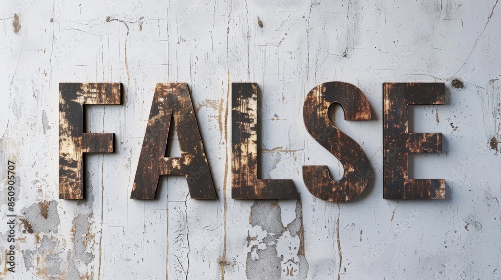 Mistake and Fraud symbol created in Sans Serif Typography. Mistake and Fraud symbol created in Sans Serif Typography.