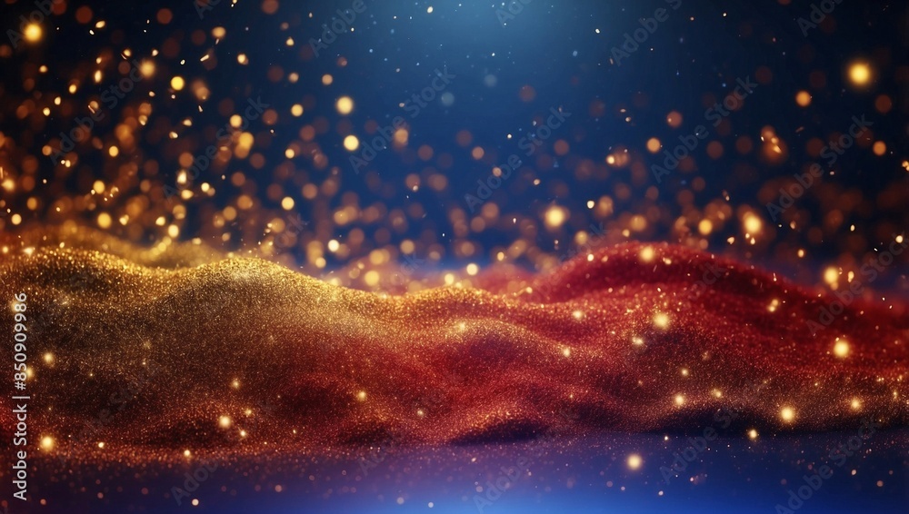 Fototapeta premium Glowing Grainy Gradient Background Orange Red Soft Background For Banner HD