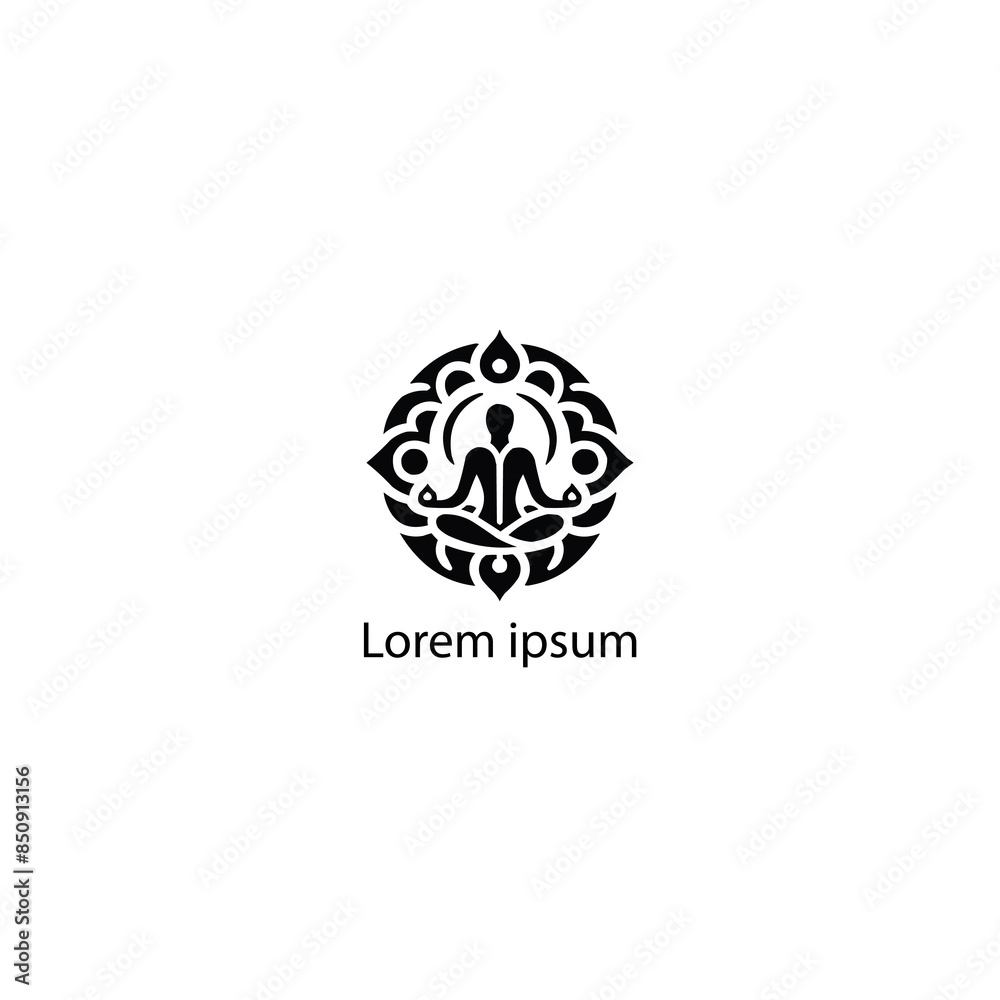 Fototapeta premium A Yoga Logo Design
