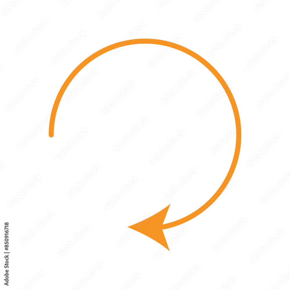 Arrow Icon Orange Circle Arrows Infographic Illustration Direction Symbol. Vector illustration. Eps file 149. Arrow Icon Orange Circle Arrows Infographic Illustration Direction Symbol. Vector illustration. Eps file 149.