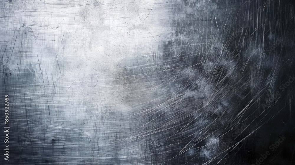 Brushed Steel Surface Grunge Background
