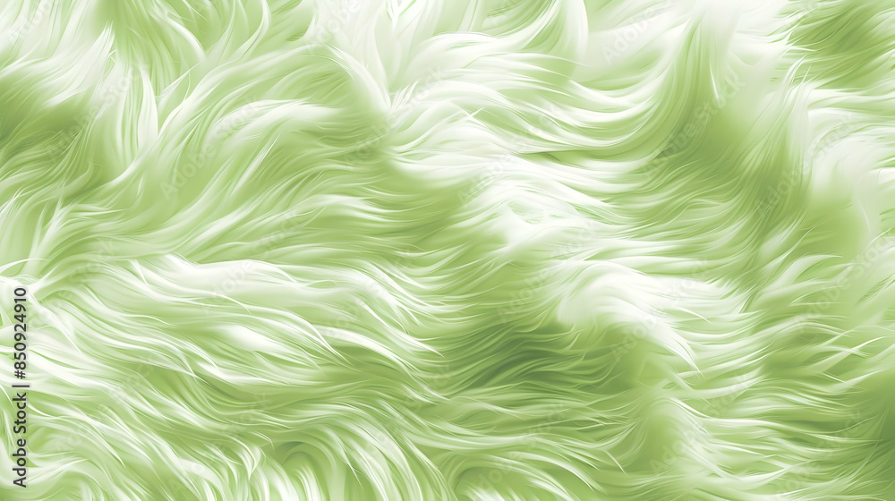 Soft fur with light green colour design background Soft fur with light green colour design background