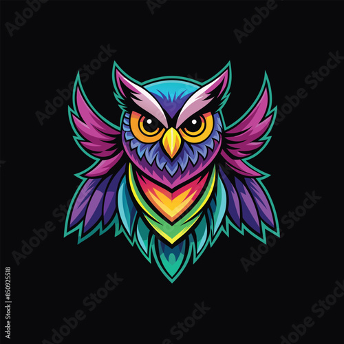 color full owl