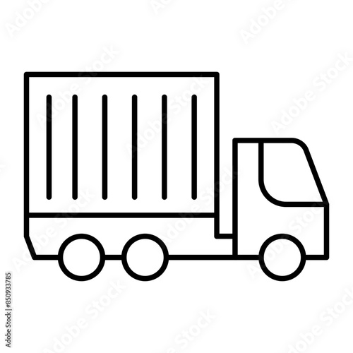 Cargo Truck Icon Design