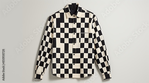 black and white checkered flag