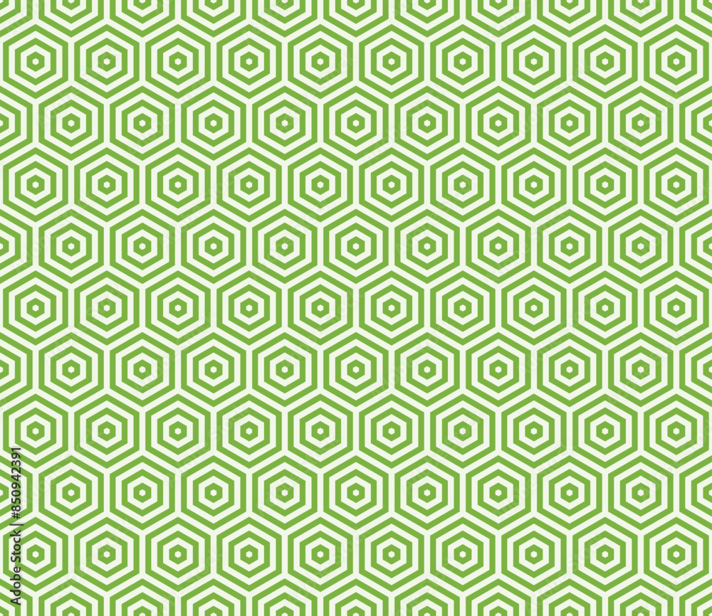 Minimal geometric background. Lime Green color on matching background. Stacked hexagon bold mosaic cell. Hexagonal shapes. Seamless pattern. Tileable vector illustration. Minimal geometric background. Lime Green color on matching background. Stacked hexagon bold mosaic cell. Hexagonal shapes. Seamless pattern. Tileable vector illustration.