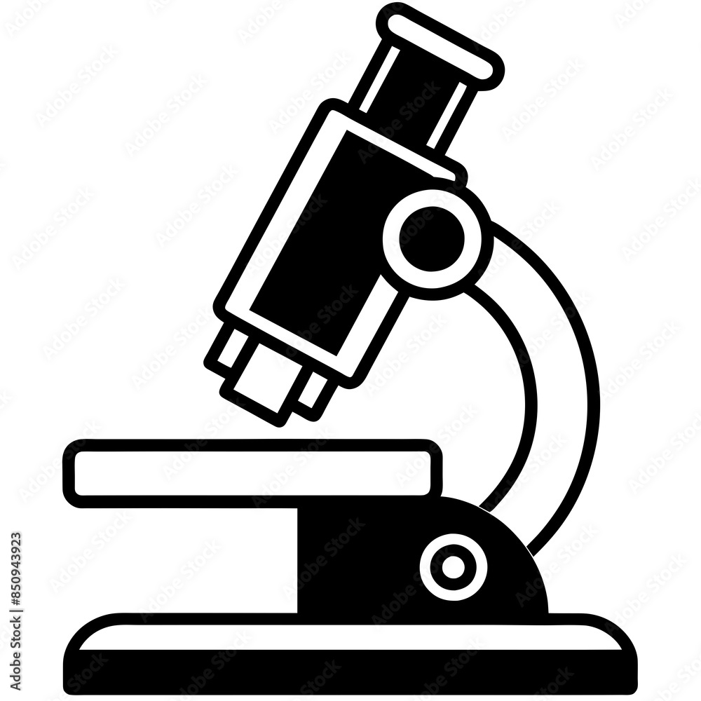 microscope illustration microscope illustration
