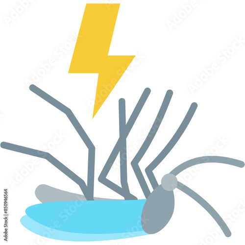 Dead Mosquito Icon