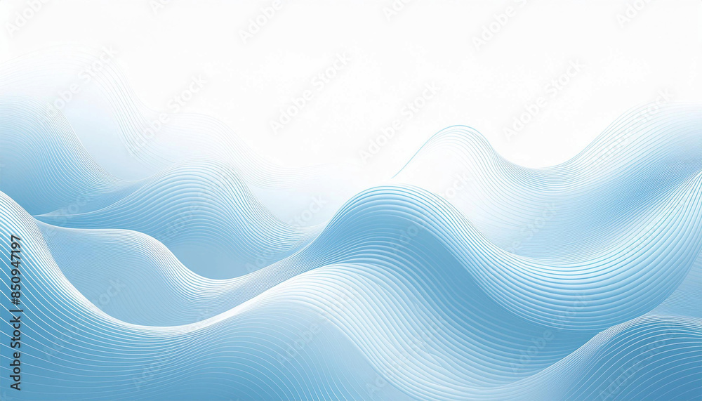 Blue abstract wave with white background, illustration. Blue abstract wave with white background, illustration.